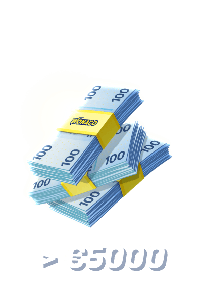 Make deposits over €5,000